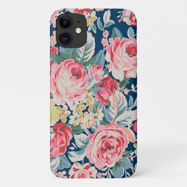 Coques Case-Mate iPhone Fleurs florissantes modernes adorables (Dos)