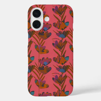 Coque Pour iPhone 16 Fleurs fluviales