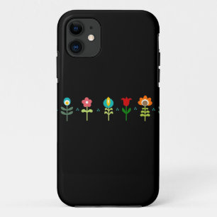 Coques Pour iPhone Fleurs folkloriques assez rétros