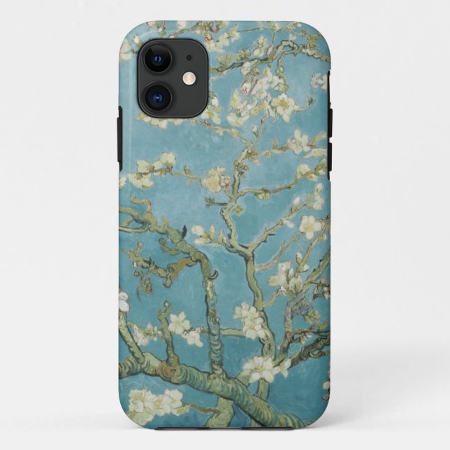 Coques Case-Mate iPhone Fleurs Gogh Branches Fleurs d'amandier Nature (Dos)