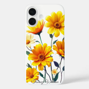 Coque Pour iPhone 16 Fleurs hippies Super vintages Rétro