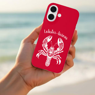 Coque Pour iPhone 16 Fleurs homard-Tropical-
