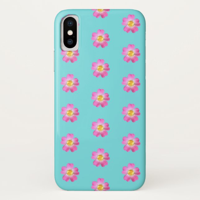 Coques Case-Mate iPhone Fleurs incroyables avec centre doré (Dos)