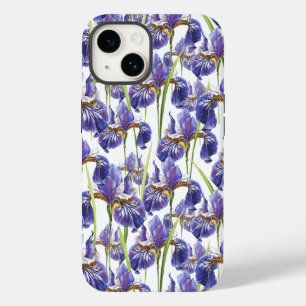 Coque Case-Mate iPhone Fleurs Iris Violettes