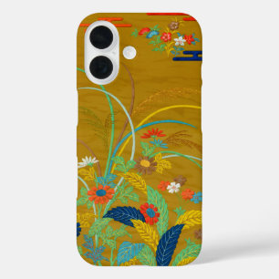 Coque Pour iPhone 16 Fleurs Japonaises Vintage G.A. Audsley