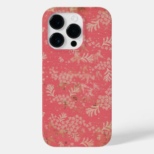 Coque Case-Mate iPhone Fleurs japonaises vintages et Feuilles