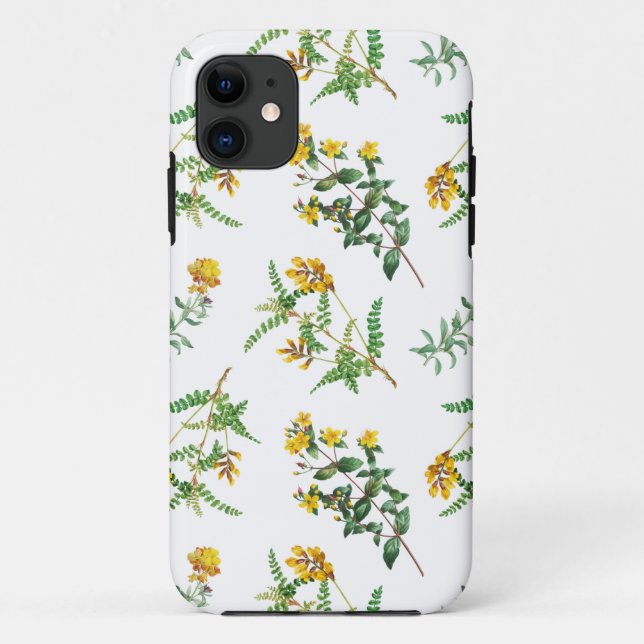 Coques Case-Mate iPhone Fleurs jaunes (Dos)