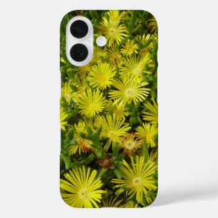 Coque Pour iPhone 16 Fleurs jaunes de l'iceberg doré