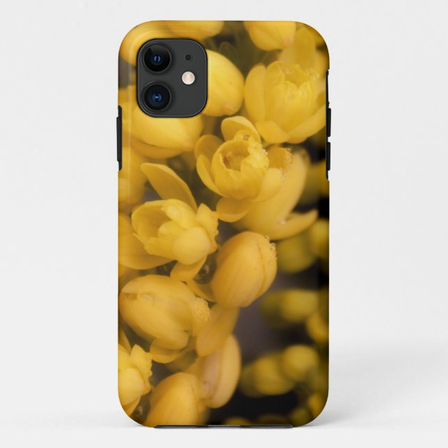 Coques Case-Mate iPhone Fleurs Jaunes Minuscules (Dos)