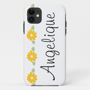 Etui iPhone Case-Mate Fleurs jaunes nommées d'Angelique