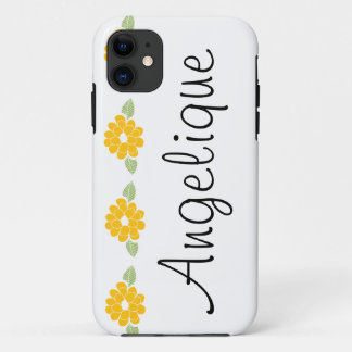 Etui iPhone Case-Mate Fleurs jaunes nommées d'Angelique