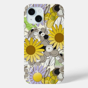 Coque Case-Mate iPhone Fleurs Jaunes Sassy