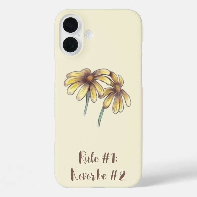 Coques Case-Mate iPhone Fleurs Jaunes simples (Verso)