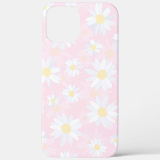 Coques Case-Mate iPhone Fleurs marguerites blanches Florales roses (Verso)