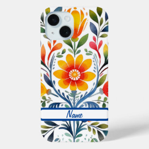 Coque Case-Mate iPhone Fleurs mexicaines design dur