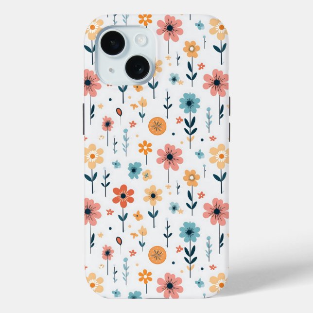 Coques Case-Mate iPhone Fleurs mignonnes Motif Floral (Verso)