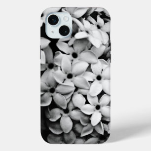 Coque Case-Mate iPhone fleurs noir et blanc