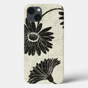 Coque Case-Mate iPhone Fleurs noires et blanches