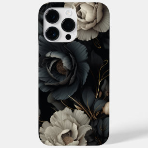 Coque Case-Mate iPhone Fleurs noires et blanches