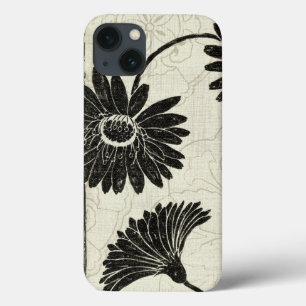 Case-Mate iPhone Case Fleurs noires et blanches