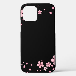 Case-Mate iPhone Case Fleurs Noires Et Roses