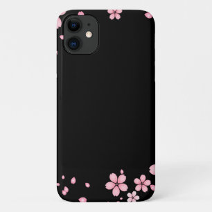 Case-Mate iPhone Case Fleurs Noires Et Roses