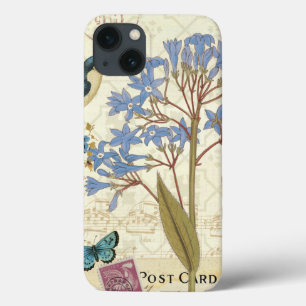 Etui iPhone Case-Mate Fleurs, papillons, et collage d'oiseau