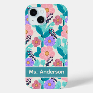 Coque Case-Mate iPhone Fleurs pastel