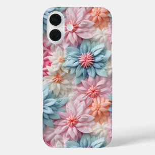 Coque Pour iPhone 16 Plus Fleurs Pastel