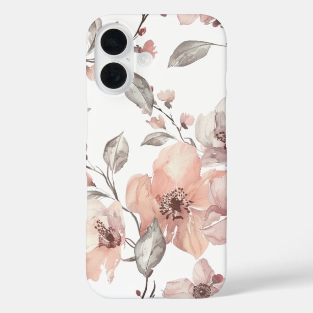 Coques Case-Mate iPhone Fleurs Pastel (Verso)