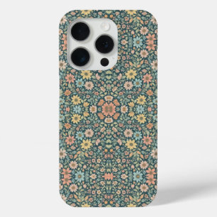 Coque Case-Mate iPhone Fleurs pastel avec un arrière - plan foncé