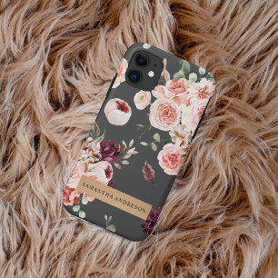 Case-Mate iPhone Case Fleurs Pastel Modernes & Cadeau Personnalisé Kraft
