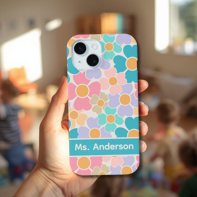 Coques Case-Mate iPhone Fleurs pastel personnalisées (Créateur téléchargé)