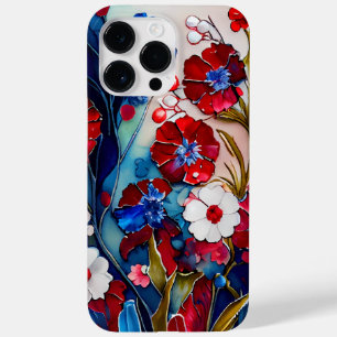 COQUE Case-Mate iPhone FLEURS PATRIOTIQUES ROUGE BLANC BLEU POPPY