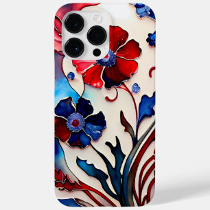 COQUE Case-Mate iPhone FLEURS PATRIOTIQUES ROUGE BLANC BLEU POPPY