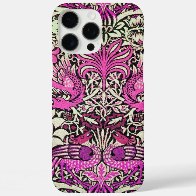 COQUES Case-Mate iPhone FLEURS, PEACOCKS ET DRAGONS (Verso)