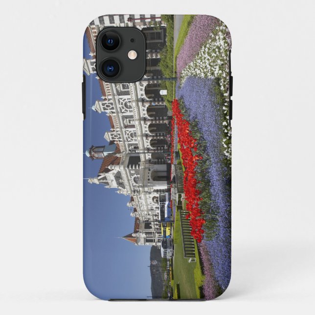 Coques Case-Mate iPhone Fleurs printanières et gare historique, (Dos)