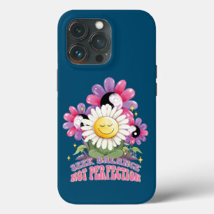 Case-Mate iPhone Case Fleurs Quote Positive Rechercher l'équilibre pas l