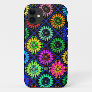 Coque Case-Mate Pour iPhone Fleurs radieuses abstraites avec floraisons surréa