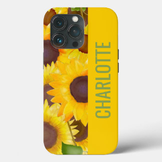 Case-Mate iPhone Case Fleurs rayonnantes : Tournesol jaune personnalisé