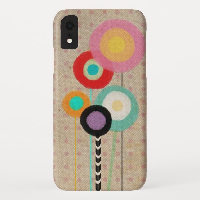 Coques Case-Mate iPhone Fleurs rétro (Dos)