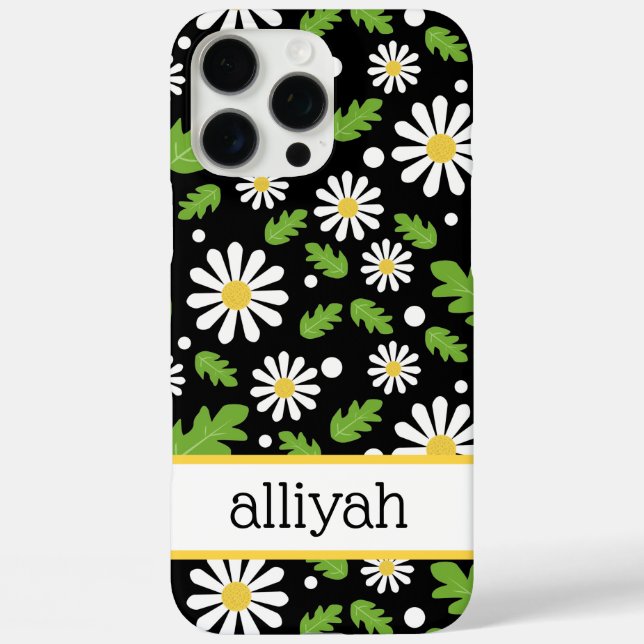Coques Case-Mate iPhone Fleurs Rétro Hippie Motif Marguerite (Verso)