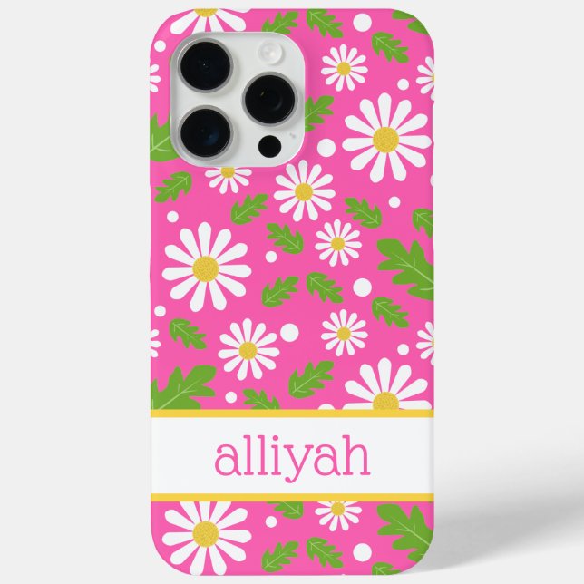 Coques Case-Mate iPhone Fleurs Rétro Hippie Motif Marguerite (Verso)