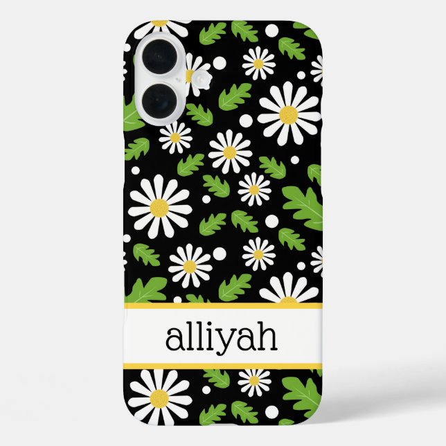 Coques Case-Mate iPhone Fleurs Rétro Hippie Motif Marguerite (Verso)