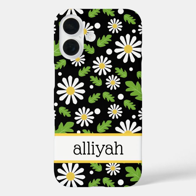 Coques Case-Mate iPhone Fleurs Rétro Hippie Motif Marguerite (Verso)