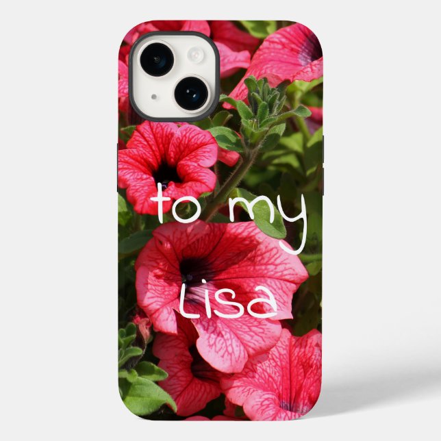 Coques Case-Mate iPhone Fleurs roses (Verso)