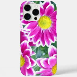 Coque iPhone 16 Pro Max Fleurs roses 