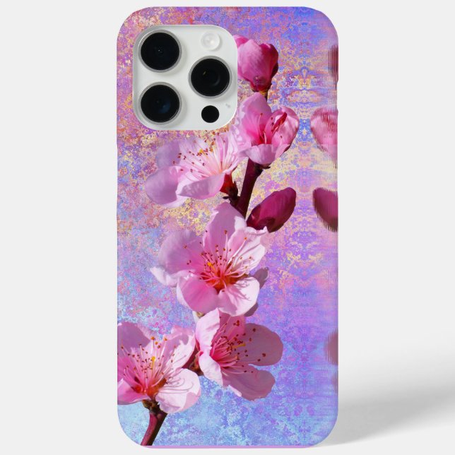 Coques Case-Mate iPhone Fleurs roses de cerisier Boîtier téléphonique Abst (Verso)