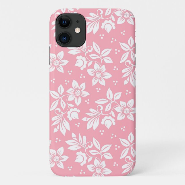 Coques Case-Mate iPhone Fleurs roses douces (Dos)