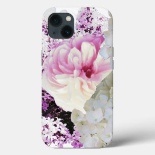 Case-Mate iPhone Case Fleurs roses et crème